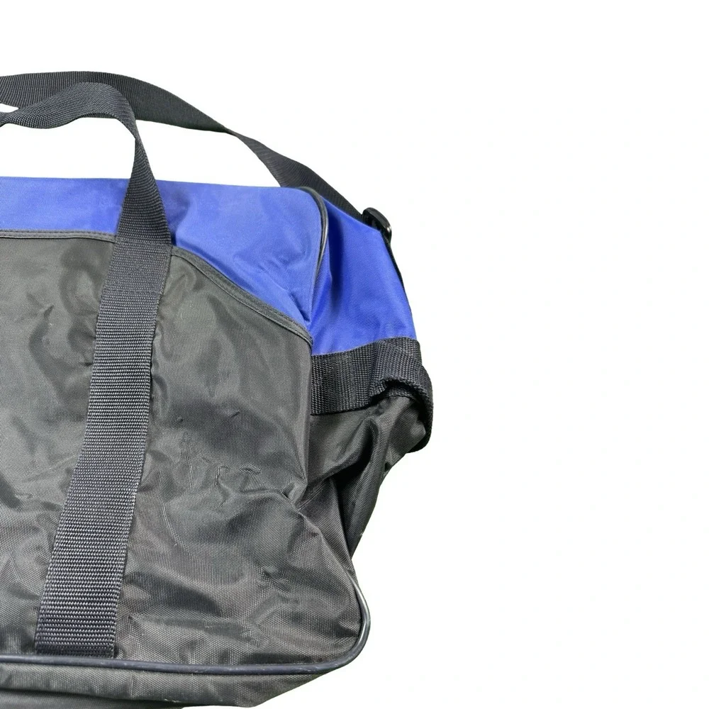 Polo Sport Ralph Lauren Vintage Duffle Bag Blue Nylon Travel Gym Bag 25x12